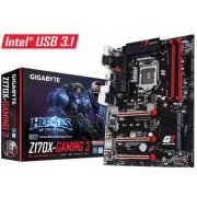Placa Mãe GigaByte Intel GAMER ATX 6ª Geração LGA1151 DDR4 até 64GB 3466MHz, Chipset Z170, RAID, USB 3.1, Som 