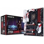 Placa Mãe GigaByte Intel Gamer ATX LGA1151 DDR4 até 64GB 3866MHz, Chipset Z170, RAID, USB 3.1, Som Vídeo e Red