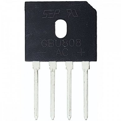 GBU808 Ponte retificadora monofásica 800V 8A