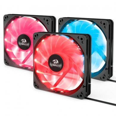 Redragon Cooler Fan RGB Kit com 3 Unidades