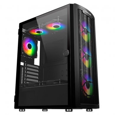 GCMA211 Redragon Gabinete Bluestreak Mid Tower Preto