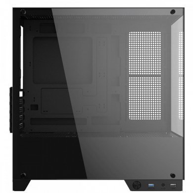 Pcyes gabinete gamer Forcefield TWR Black Vulcan