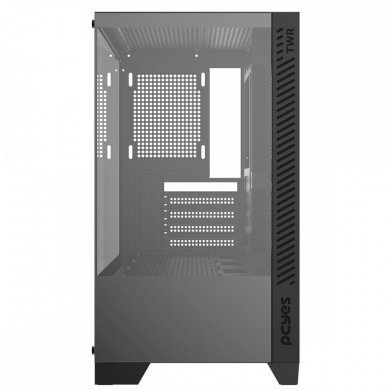Pcyes gabinete gamer Forcefield TWR Black Vulcan