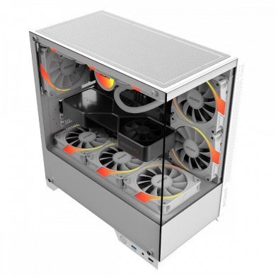 Pcyes gabinete gamer Forcefield TWR White Ghost