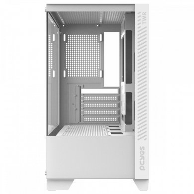 Pcyes gabinete gamer Forcefield TWR White Ghost