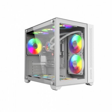 GFFWGP PCYes gabinete gamer Forcefield white ghost