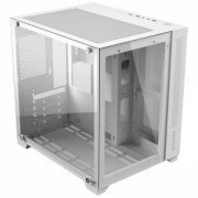 PCYes gabinete gamer Forcefield white ghost frontal e
