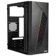 Vinik gabinete gamer Beam m-ATX preto lateral em acrílico Painel frontal com fita led