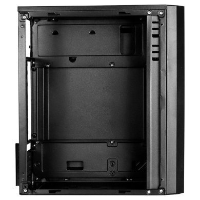 GGBACBK Vinik gabinete gamer Beam m-ATX preto lateral em acrílico