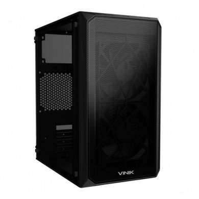 GGDACBK Vinik gabinete gamer Dart preto lateral em acrilico