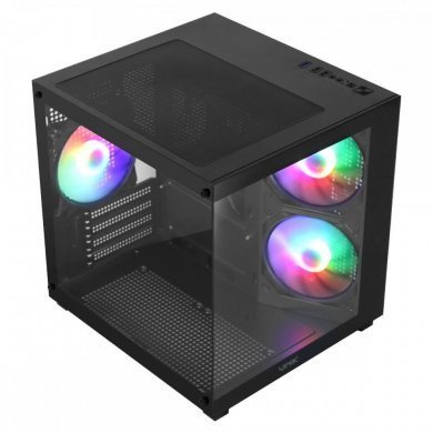 Vinik gabinete aquario G-Cube preto vidro temperado