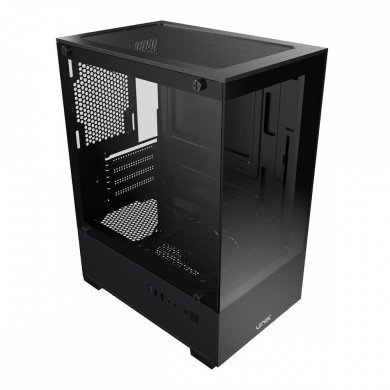 Vinik gabinete G-Shield preto com vidro temperado