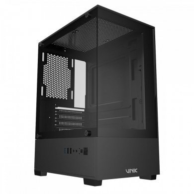 GGGSBKV2 Vinik gabinete G-Shield preto com vidro temperado