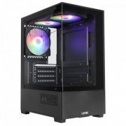 Vinik gabinete G-Shield preto com vidro temperado 3 f