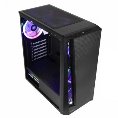 GGIVTBK Vinik Gabinete Gamer Indux Preto Lateral em Vidro