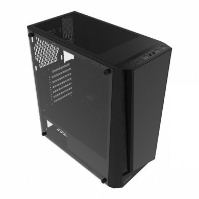 GGIVTBK Vinik Gabinete Gamer Indux Preto Lateral em Vidro