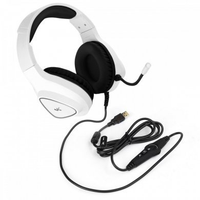 Vinik Headset Gamer Chroma RGB USB 7.1 Branco