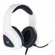 Vinik Headset Gamer Chroma RGB USB 7.1 Branco driver 50mm surround cabo 2 metros