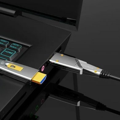 GHD801 Orico cabo micro HDMI 4K de fibra ótica 25 metros
