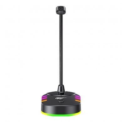 Havit Microfone de Mesa Gamer LED RGB USB