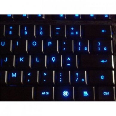 Teclado G-CUBE Illuminate LED Tricolor