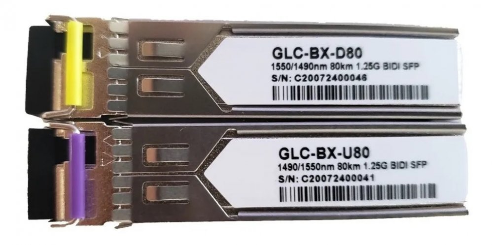 Cisco GLC-BX80-U Transceptor Transceiver BiDi SFP LC Mini GBIC