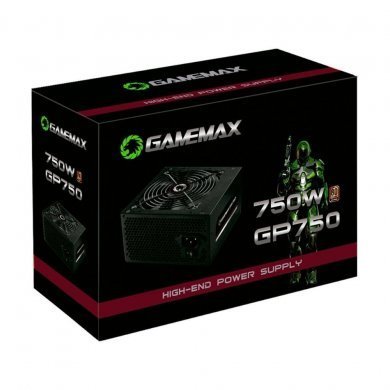 Gamemax Fonte 750W 80 Plus Bronze PFC Ativo