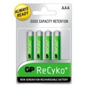 GP Batteries 4x Pilha AAA GP Recarregável 1.2v 820m NiMH GP Recyko+