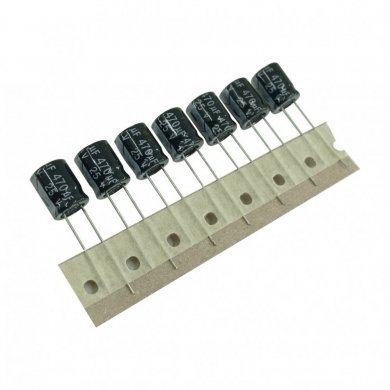 GR471M025T2 20x capacitor eletrolitico 470uf 25V 85º 10x12.5mm