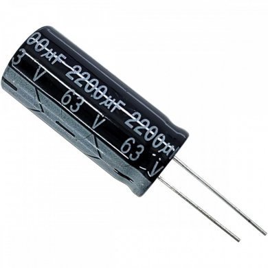 Kit 20x capacitor eletrolitico 2200uf 63V 18x40mm