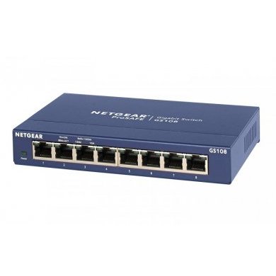 GS108-400NAS Switch Netgear ProSAFE 8 Portas Gigabit