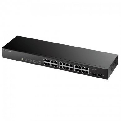GS1900-24-EU0101F Switch 24 RJ45 10/100/1000 + 2 SFP Zyxel