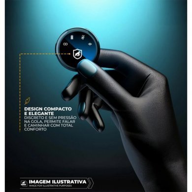 GShield microfone de lapela sem fio recarregavel