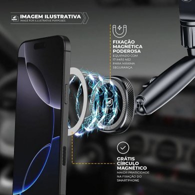 GS-11120 GShield Tank Car suporte veicular magsafe para retrovisor