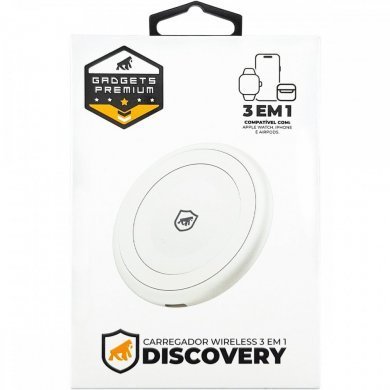 GS-11204 GShield Carregador wireless discovery 15W branco