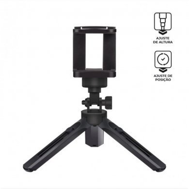 GS-3408 GORILA SHIELD MINI TRIPÉ ATOMIC PRETO