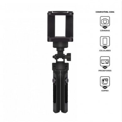 GS-3408 GORILA SHIELD MINI TRIPÉ ATOMIC PRETO