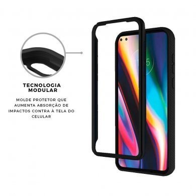 GS-3419 Gorila Shield Capa Stronger Moto G 5G Plus Preta