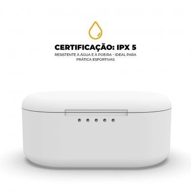 GS-3679 Gorila Shield Fone Bluetooth Earbuds Flex Branco