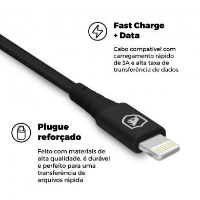 GS-3931 Gorila Shield Cabo Lightning Tech Proof 1.2 Metros