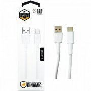 Gorila Shield Cabo Dinamic USB-C 2m branco Carregamento rápido chip inteligente proteção overvoltage