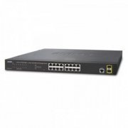 Planet Switch 16 Portas Gigabit Layer 2 16-Port 10/100/1000T + 2-Port 100/1000X SFP