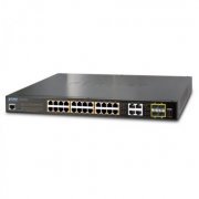 Planet Switch 24 Portas 10/100/1000 POE 220W POE+ 4 P