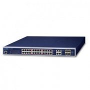Planet Switch 24 Portas Gigabit POE 802.1Q 4 Porast G