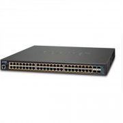 Switch Ger. 48 Giga 4 SFP 10G POE 680W Planet L2+ 48-Port 10/100/1000T 802.3at PoE + 4-Port 10G SFP+ Managed S