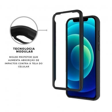 GS-6071 Gorila Shield Capa Stronger Iphone 12/12 PRO Preta