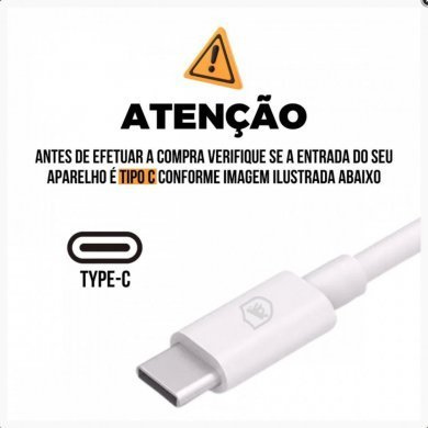 GS-6767 GShield Cabo Thunder 65W 2 em 1 Tipo C - 1,8m