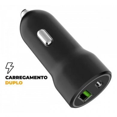 GShield carregador veicular Armor USB-C e USB-A 20W