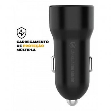 GShield carregador veicular Armor USB-C e USB-A 20W