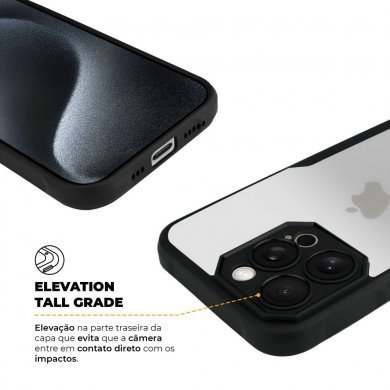 GS-8085 GShield Capa Dual Sense para Iphone 15 Pro Preta